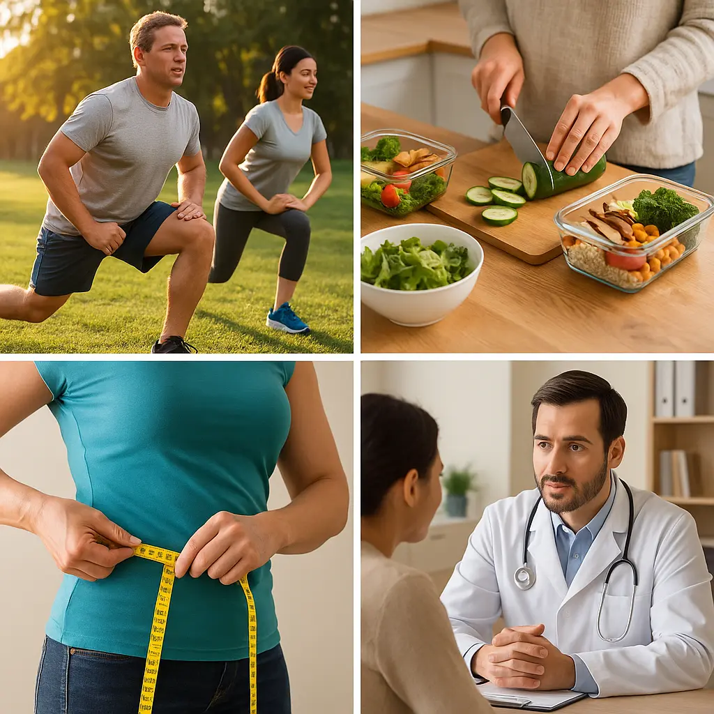 Doctor consulting patient about physician-supervised weight loss program in Manassas